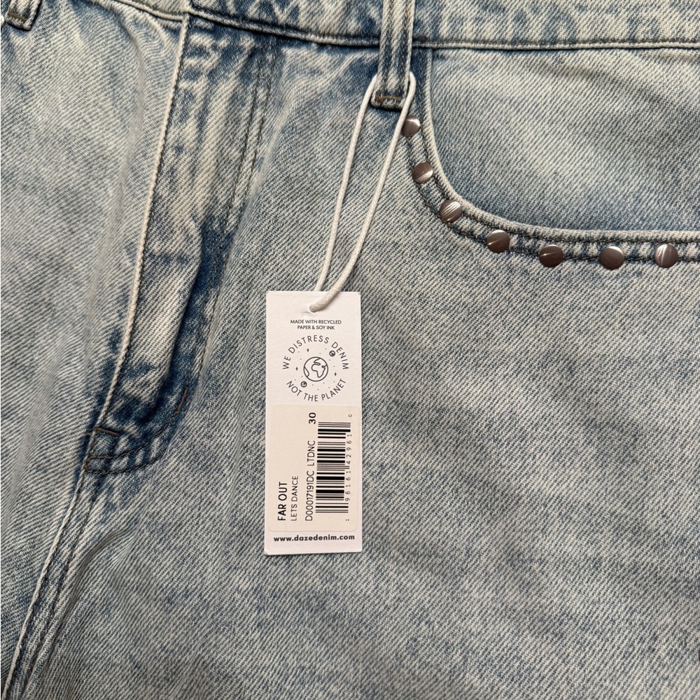 Dazed Denim Light Blue Wide Leg Jeans - Dazed Denim